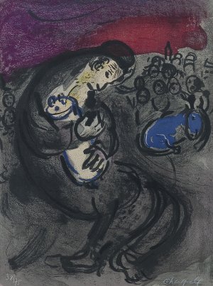 Marc Chagall, LAMENT JEREMIASZA, 1956