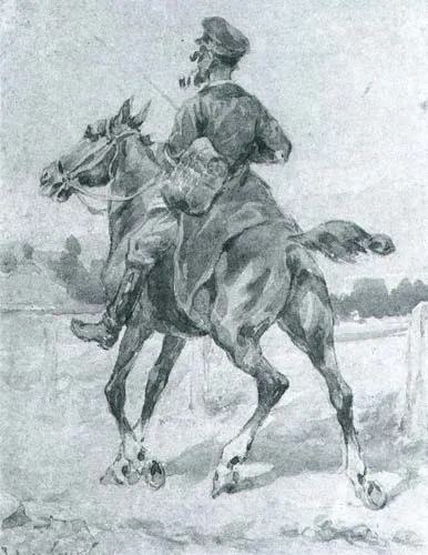 Juliusz Kossak, Żyd na koniu