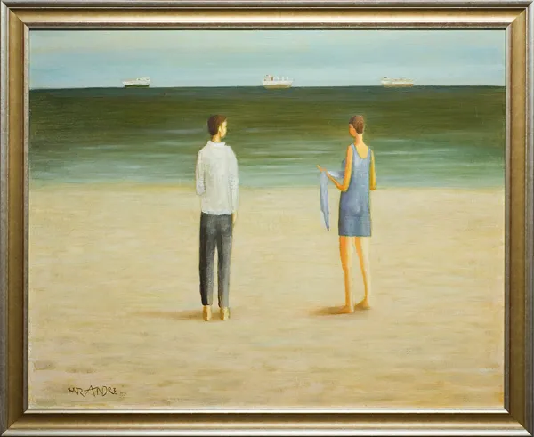 Mira  Andrzejewska Kalkowska, Na plaży w Sopocie, 2009
