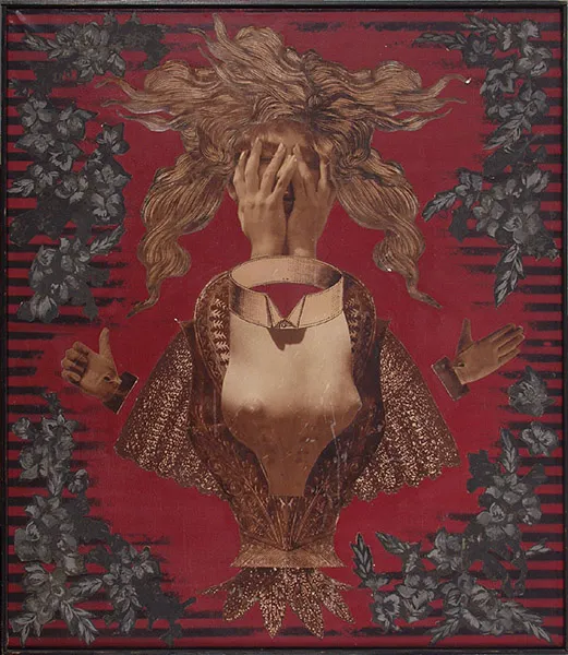 Ewa  Krakowska, Portret z  zakrytą twarzą, 1967