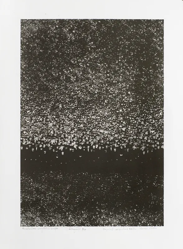 Roman Opałka, Proletariusze wszystkich krajów, 1967