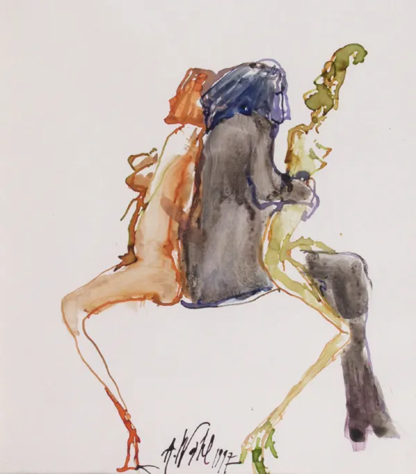 Alicja Wahl, Postaci siedzące, 1997