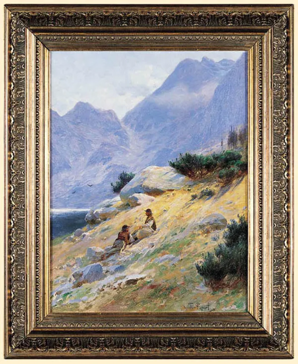 Tadeusz Popiel, NAD MORSKIM OKIEM, ok. 1900