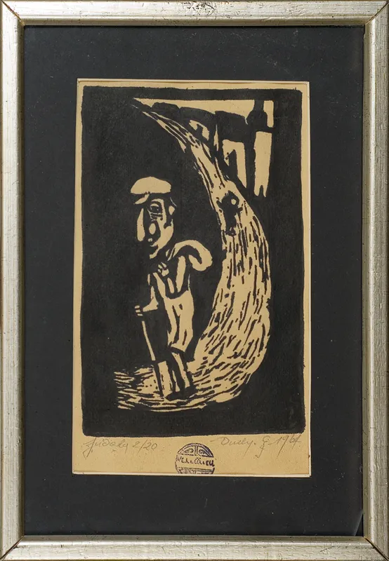 Jerzy Duda Gracz, Wędrowiec, z serii Judaica, 1964