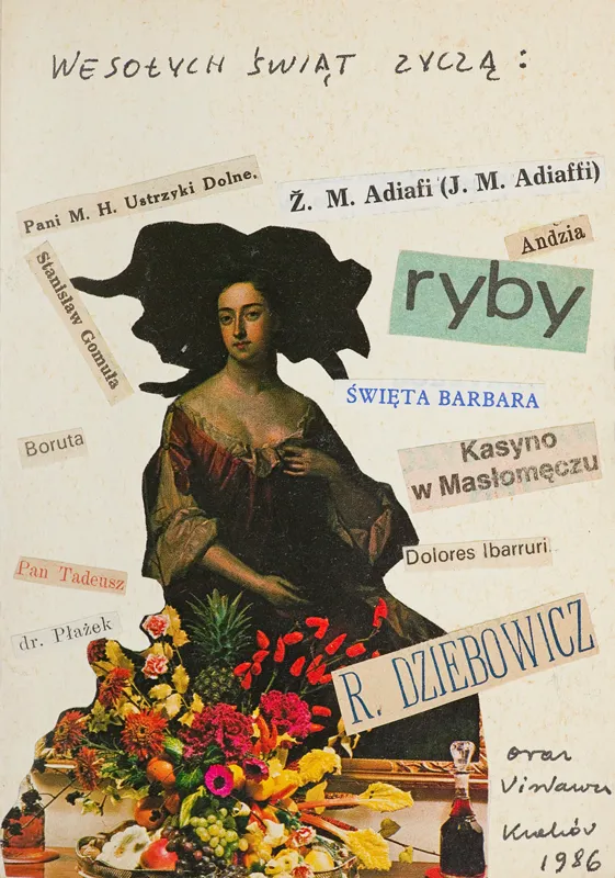 Wisława  Szymborska, KARTKA ŚWIĄTECZNA, 1986