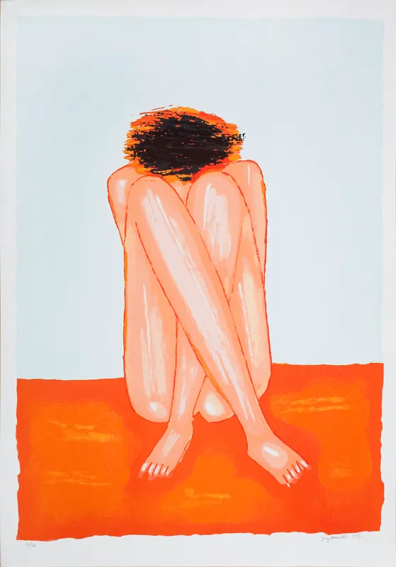 Jerzy Nowosielski, Akt – Skulona, 1997