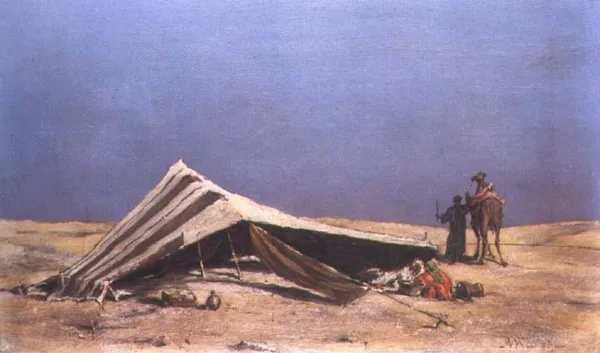 Alfred Wierusz-Kowalski, Na  pustyni