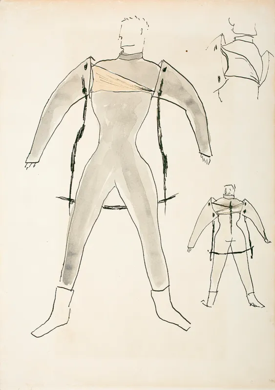 Tadeusz Brzozowski, PROJEKT KOSTIUMU DO DZIADÓW ADAMA MICKIEWICZA 