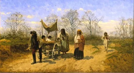 Franciszek Streitt, W drodze, przed 1887