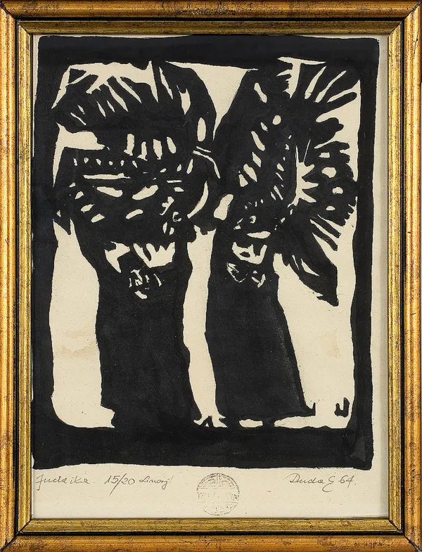 Jerzy Duda Gracz, Przebierańcy, Z cyklu Judaica, 1964