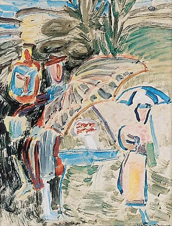 Maria  Jarema, Parasolki, 1942