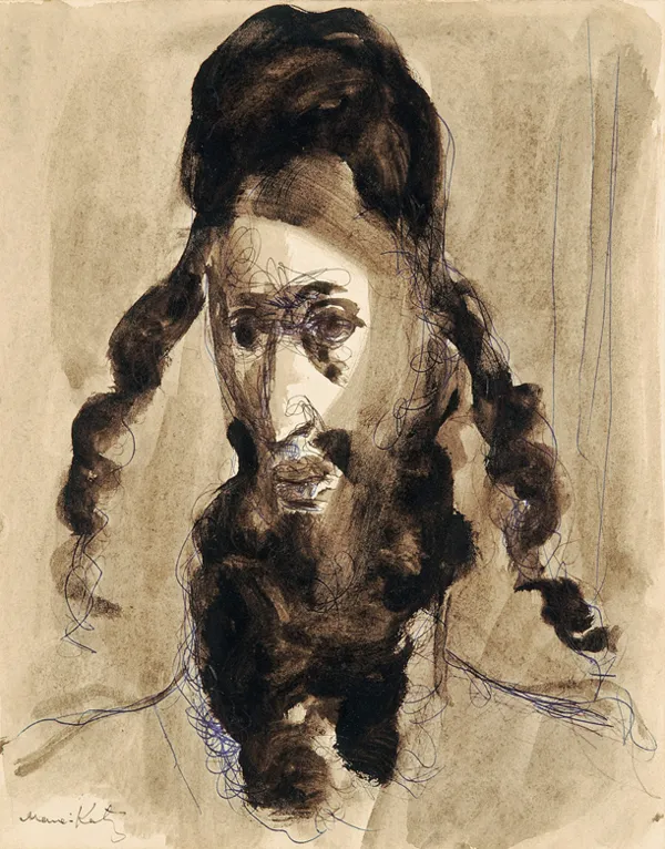 Emmanuel  Mané-Katz, PORTRET MŁODEGO ŻYDA