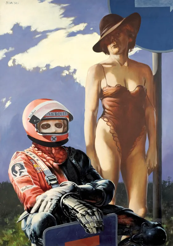 Leszek Michał Żegalski, JOHNY MARLBORO I KOBIETA, ok. 1986-89