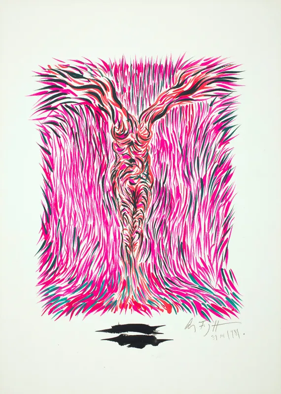 Andrzej Fogtt, Postać ze skrzydłami, 1989