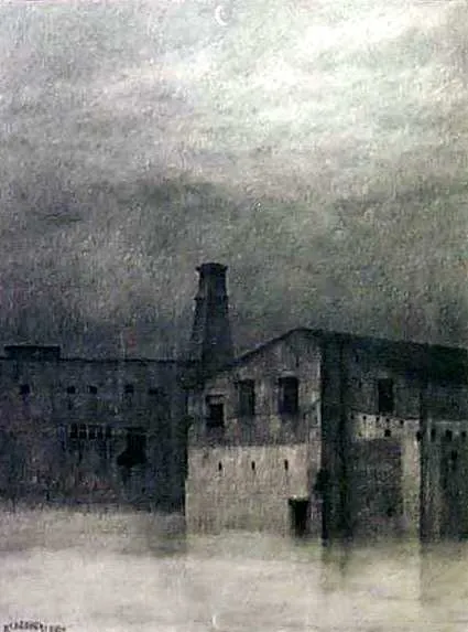 Piotr Kondrad, Pejzaż fabryczny, 1982