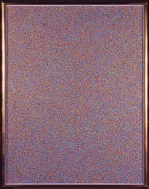 Stefan Gierowski, OBRAZ DCX, 1990