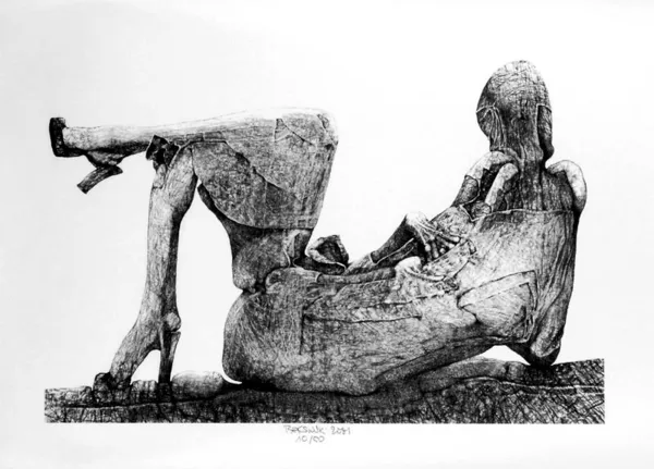 Zdzisław Beksiński, Bez tytułu, 2001