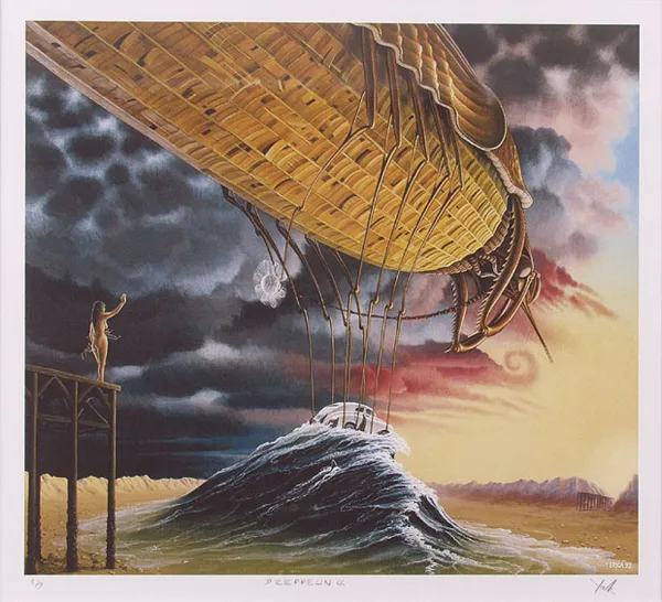 Jacek Yerka, Zeppelin, 1992