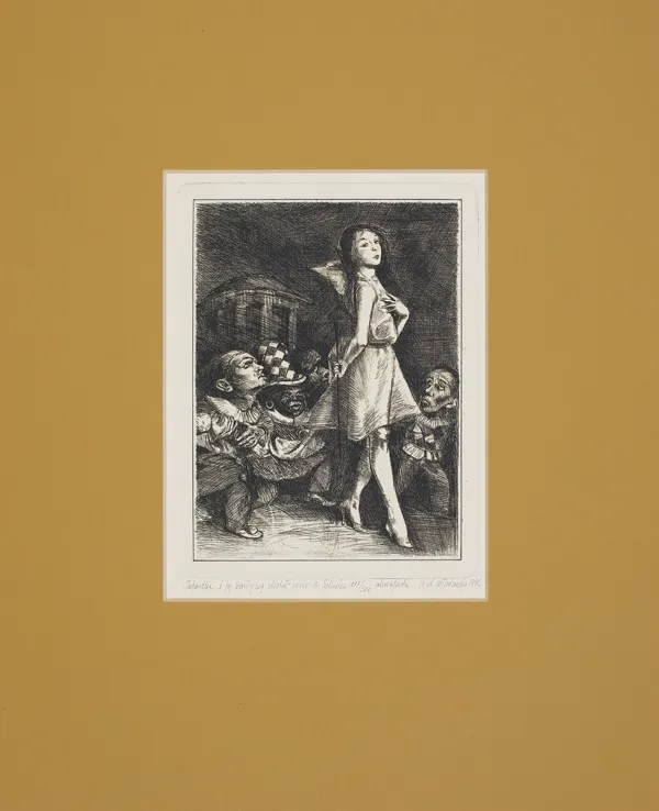 Małgorzata Leszczewska-Włodarska, Kopia pracy B. Schulza Infantka i jej karły, 1992