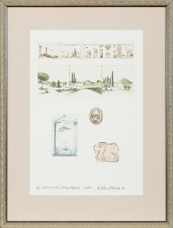 Maria Okołów-Podhorska, Notatnik grecki I (Attyka, Peloponez), 1979