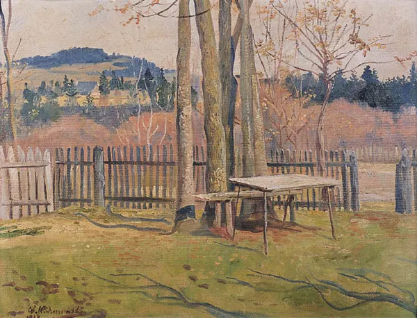 Wincenty Wodzinowski, OGRÓD W SWOSZOWICACH, 1914