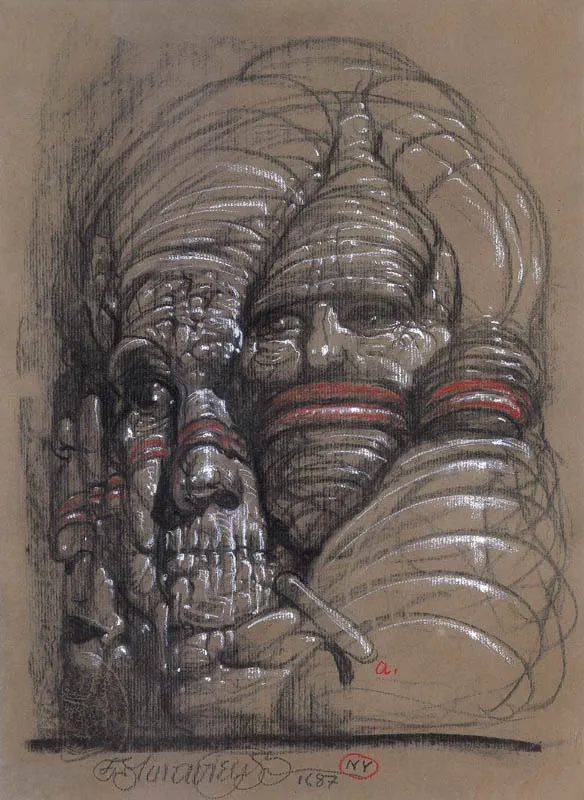 Franciszek Starowieyski, Głowy, 1987