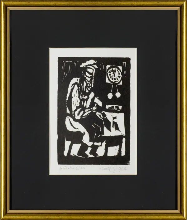 Jerzy Duda Gracz, Bij młoteczku bij, z cyklu Judaica, 1964