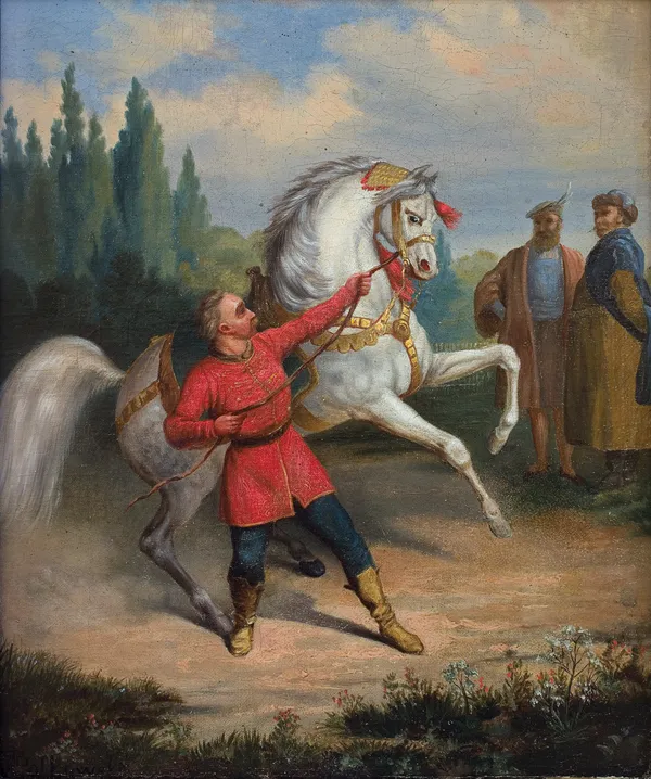 Józef Polkowski, Pokaz konia