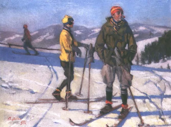 Miron Duda, Odpoczynek na nartach