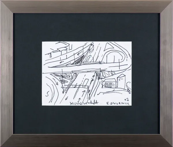 Edward Dwurnik, Wiejski wiadukt, 2007