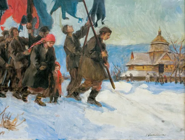 Teodor Axentowicz, PROCESJA HUCULSKA