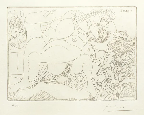Pablo Picasso, 3 SEPTEMBRE 1968 (I), Z CYKLU 347, 1968