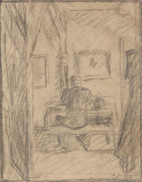 Jan Wodyński, Postać we wnętrzu, 1948