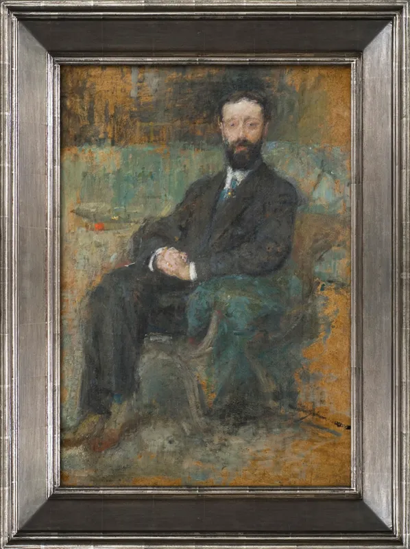 Olga Boznańska, PORTRET MĘŻCZYZNY, 1919