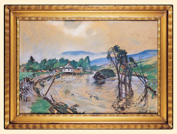 Julian Fałat, POWÓDŹ W BYSTREJ, 1916