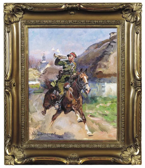 Wojciech Kossak, Trębacz, 1928