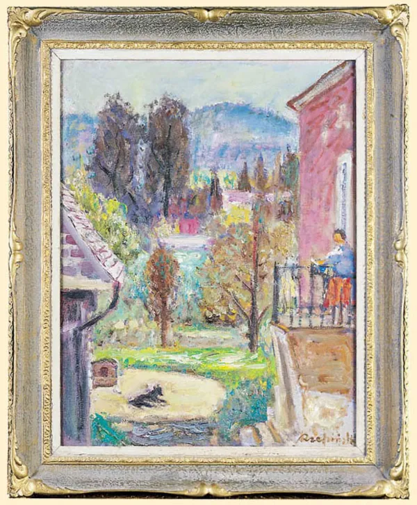 Czesław Rzepiński, NA BALKONIE, ok. 1960