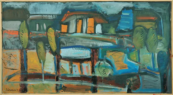 Jan  Lessaer, Pejzaż, 1972