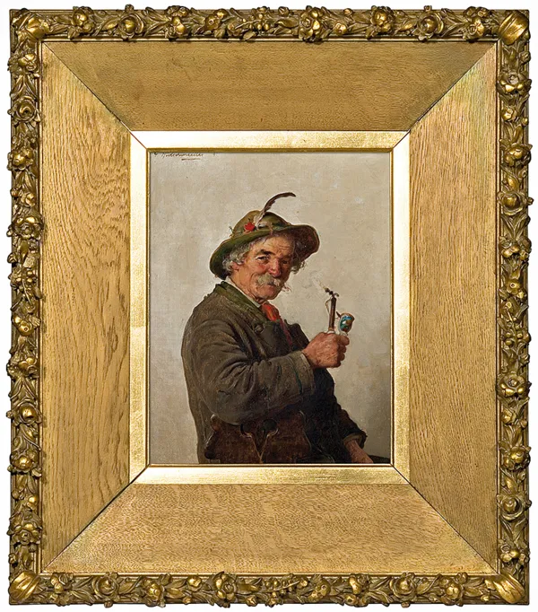 Hugo Kotschenreiter, MĘŻCZYZNA Z FAJKĄ, 1891