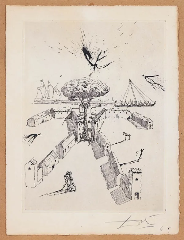 Salvador Dali, Dziewięć bram twego ciała, 1967