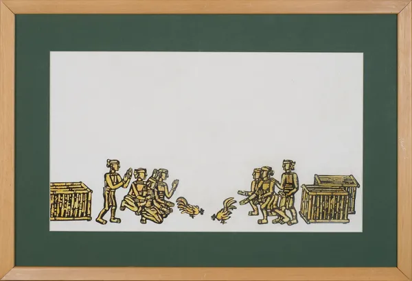 Roman Opałka, Ilustracja do Skamieniałego statku, 1967