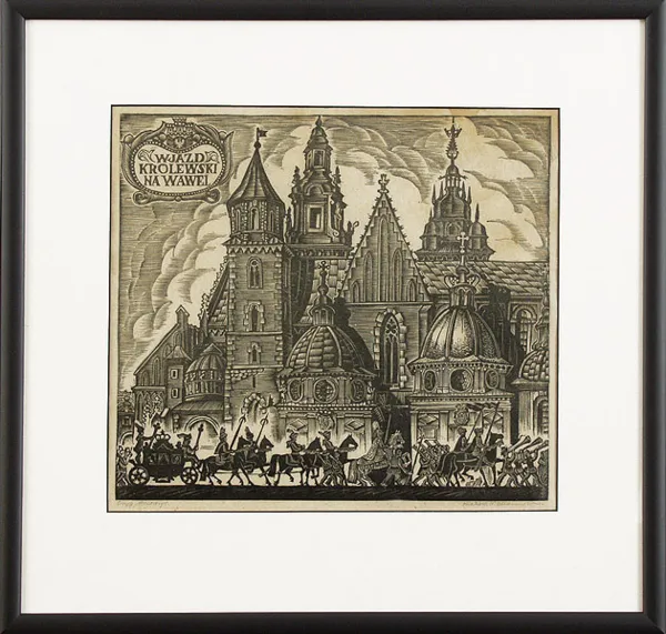 Witold  Chomicz, Wjazd królewski na Wawel, przed 1939