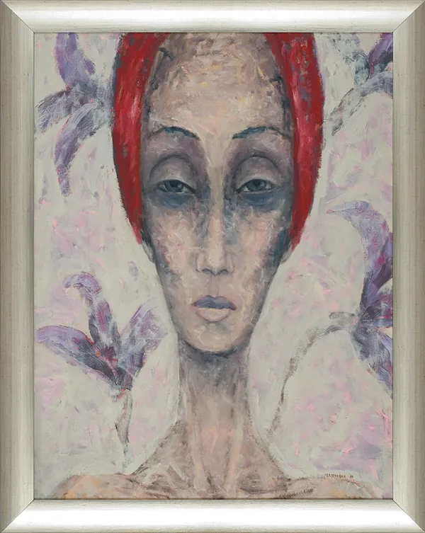 Izabela Staręga, Portret kobiecy z cyklu Twarze, 2008