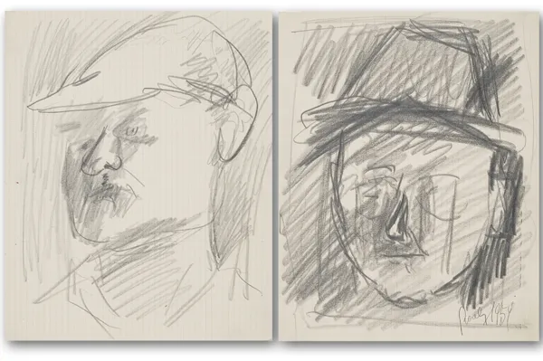 Jerzy Panek, Dwa rysunki, 1959