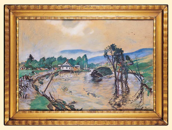 Julian Fałat, POWÓDŹ W BYSTREJ, 1916