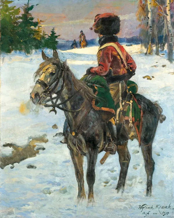 Wojciech Kossak, HUZAR WIELKIEJ ARMII, 1896-1917