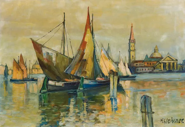 Hans Gleissner, WENECJA. WIDOK NA KOŚCIÓŁ S. G. MAGGIORE