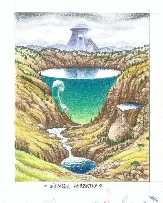 Jacek Yerka, Góralska herbatka, 2003