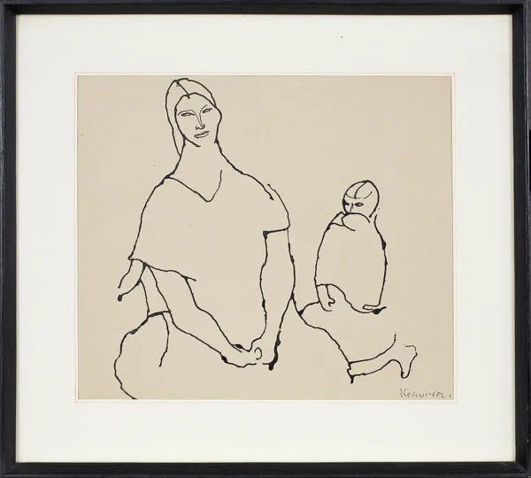 Tadeusz Kulisiewicz, Kobieta z dzieckiem