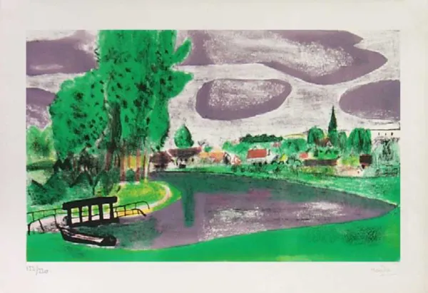 Henryk Hayden, Pejzaż z mostkiem